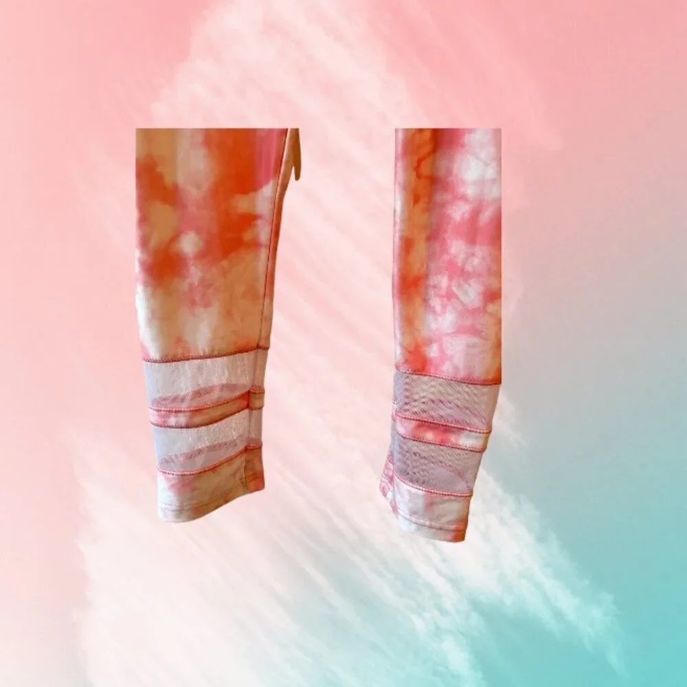 Justice Pink Mesh Leggings